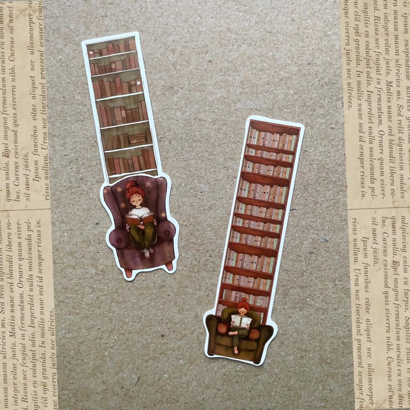 Marque pages bibliothèques