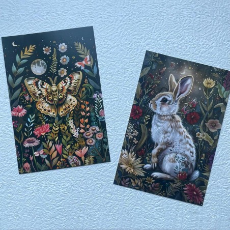 Cartes postales animaux et végétation