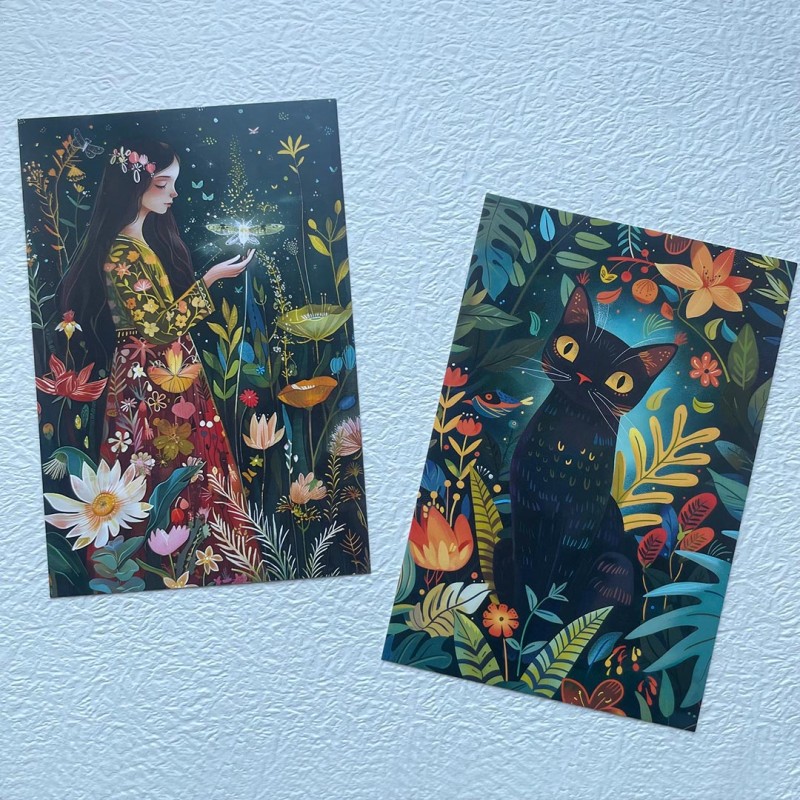 Cartes postales animaux et végétation