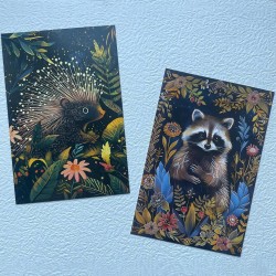 Cartes postales animaux et...