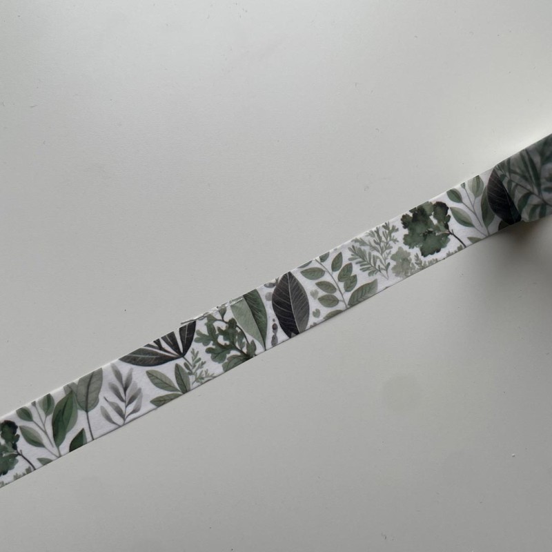 Washi tape feuillage