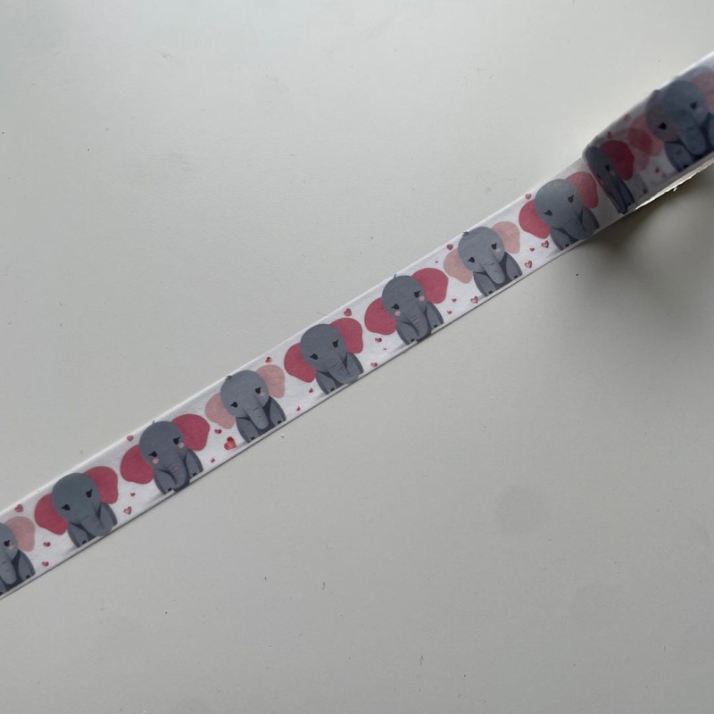 Washi tape bébés éléphants