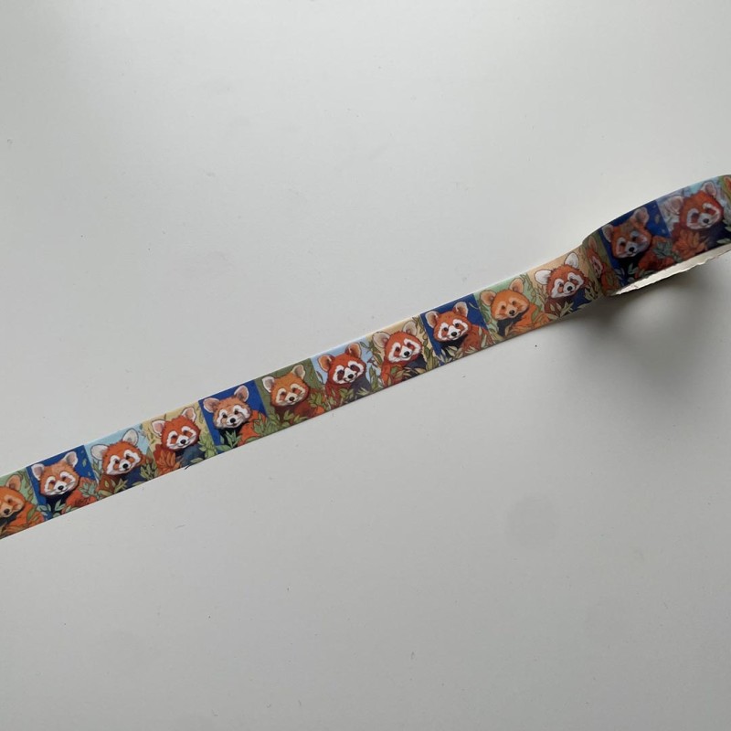 Washi tape pandas roux