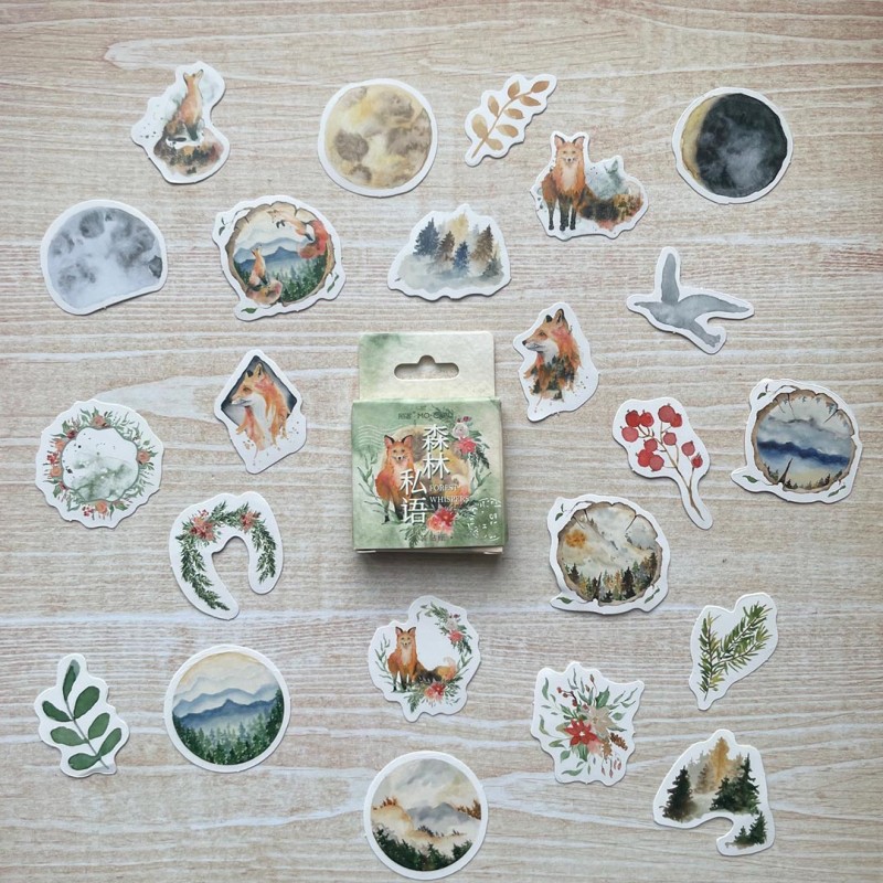 Autocollants murmures de la forêt